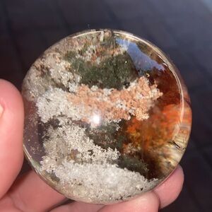 Amazing 4 seasons garden quartz sphere